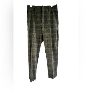 Isabel Marant Glen Plaid Tapered Trousers